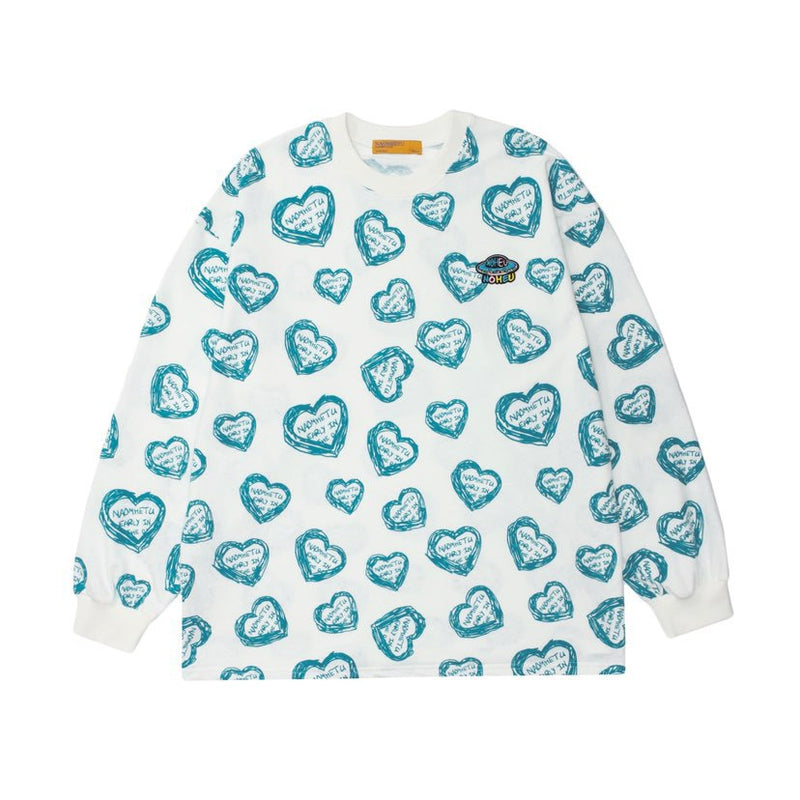 Crew Neck Sweatshirts for Men Men's Autumn Printed Sweater Men's Loose Bottoming Shirt Top