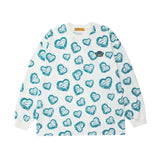 Crew Neck Sweatshirts for Men Men's Autumn Printed Sweater Men's Loose Bottoming Shirt Top