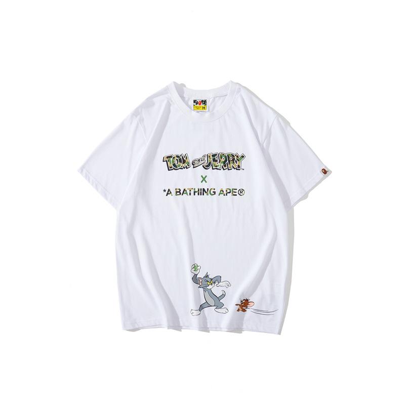 Bathing Ape T Shirt Summer Street Tom and Jerry T-shirt Short Sleeve