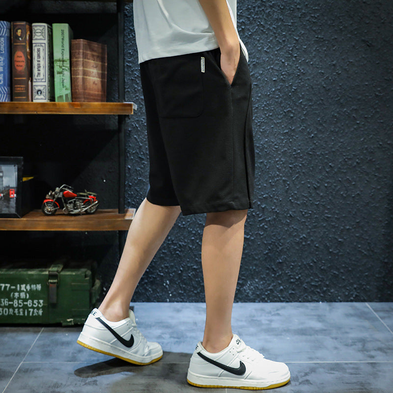 Men White Shorts Men's Summer Sports Trendy Loose Casual