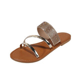 Women Open Toe Sandals Flats Summer Large Size Sandals for Women