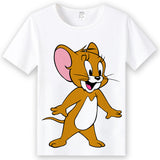 Tom And Jerry T Shirt Round Neck Loose Print