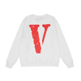 Vlone Sweatshirt Printed Crew Neck Sweatshirt Casual Loose Large V Men And Women Autumn