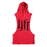 Wifebeater Shirt Hooded Sports Waistcoat Loose