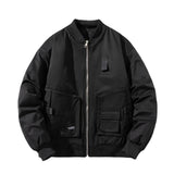 Varsity Jacket Autumn And Winter Bomber Jacket Men Hooded Baseball Uniform