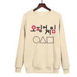 Squid Game Costume Printed Adult Round Neck Sweater