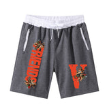 Vlone Shorts Printed Summer Men'S Beach Pants Bermuda Shorts