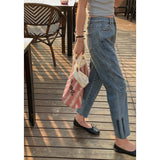 Gloria Vanderbilt Jeans High Waist Loose Straight Drooping