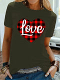 Valentine's Day T Shirt Men's Short-Sleeved European and American Top T-shirt
