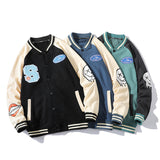 Men's Jackets Autumn Men's Baseball Collar Printing