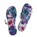Women Open Toe Sands Flats Spring/Summer Flat Casual Fashion Colorblock Plus Size Slippers