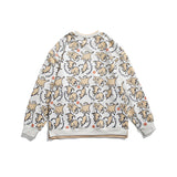 Crew Neck Sweatshirts for Men Men's Clothing Autumn Fashion Brand Full Printed round Neck Sweater Men's and Women's Coat