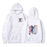Anime Hoddies Attack on Titan Wing Printed Hoodie Sweatshirt Men's Sweater