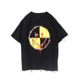 Vlone T Shirt Spring/Summer Men'S Special Short Sleeve Vlone Multicolor Letter Circle