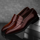 Men's Loafers RelaxedFit SlipOn Loafer Men Shoes Suit Leather Shoes Business Comfortable Fashion Casual