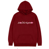 Squid Game Costume round Six Wooden Printed Pullover Hoodie
