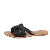 Women Open Toe Sandals Flats Summer Flip-Flops Flat Casual Large Size Beach Sandals