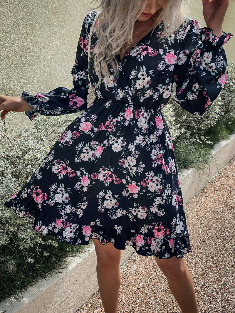 Nine Britton Dress Blue Print