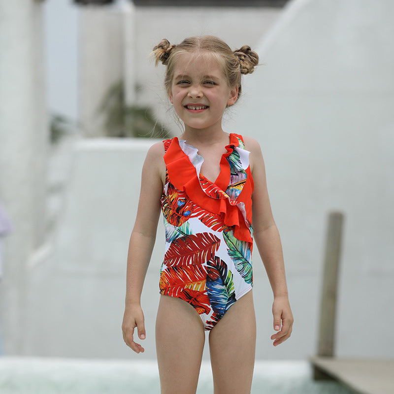 Children Swimsuit Body Print Children's Swimsuit Girl