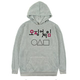 Squid Game Costume 2D Digital Creative Printing Hooded Sweater