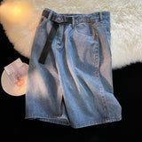Men Denim Shorts Men's Summer