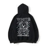 Bearbrick Hoodie Autumn And Winter Violent Bear Print Hip Hop Fleece Men And Women