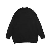 Men Sweater Cartoon Anime Print Knitwear Men Loose round Neck Sweater