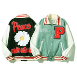 Cardigan Baseball Jacket Autumn and Winter PMO Embroidered Baseball Uniform Jacket