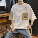 Men T-Shirts Half Sleeve Printed Loose