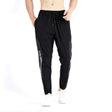 Sweat Wicking Pants Ice Silk Quick-Drying Wear-Resistant Sports Pants Ankle-Tied