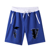 Vlone Shorts Printed Shorts Men'S Summer Loose Sports And Leisure