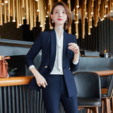 Interview Suit Women Suit Autumn Interview Tooling Set