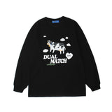 Crew Neck Sweatshirts Men's Autumn Printed Sweater Casual Long Sleeve