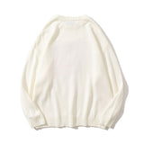 Men Sweater Character Printed Sweater Men's Loose Sweater Autumn