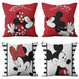 Valentine 'S Day Pillow Covers 4 Piece Random Styles Together, Cute Cartoon Couple Pillow Cover