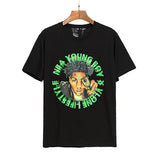 Vlone T Shirt Short Sleeve Women'S Loose Style Couple T-Shirt Men