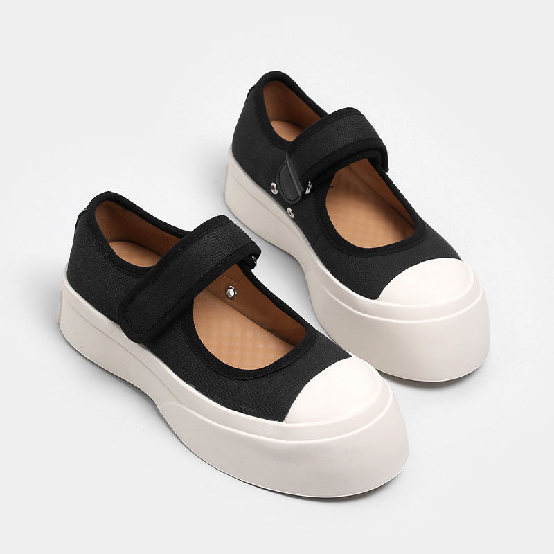 Mary Jane Shoes Summer Canvas Casual