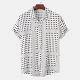 Camp Collar Shirt Beach Shirt Short Sleeve