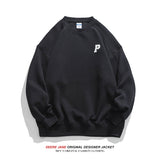 Men Pullover Hoodie Spring Sweater Men's Loose All-Match Casual