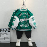 Toddler Boys Jackets Children's Clothing Boys Autumn Clothing Baseball Uniform Jacket