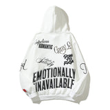 Kanye West Sunday Service Hoodie Eu Heart Vintage Distressed Puff Print Logo Hooded Sweater