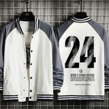 Men's Jackets Autumn Loose Baseball Uniform Coat Men's Sports