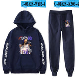 Never Broke Again Hoodie Hoodie Ankle Banded Pants Casual Suit