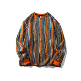 Crew Neck Sweatshirts for Men Men's Autumn round Neck Sweater Men's Retro Loose