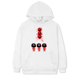 Squid Game Costume Autumn and Winter Men's and Women's Casual Loose Hooded Sweater