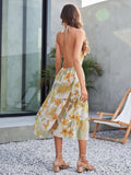 Nine Britton Dress Yellow Printings Dress