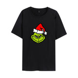 Men and Women Grinch Shirt Casual Loose Short Sleeves T-shirt