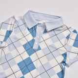 Homecoming Dresses Spring/Summer Plaid Sportswear Dress