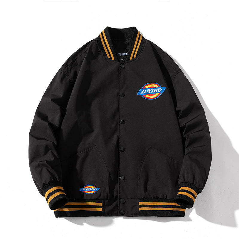 Varsity Jacket Thin Jacket Baseball Uniform Jacket For Men