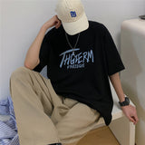 Men T-Shirts Loose Half Sleeve
